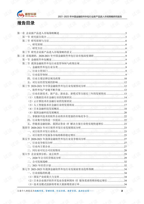 2021-2025年中國金融軟件外包行業(yè)新產(chǎn)品市場進(jìn)入策略研究報(bào)告